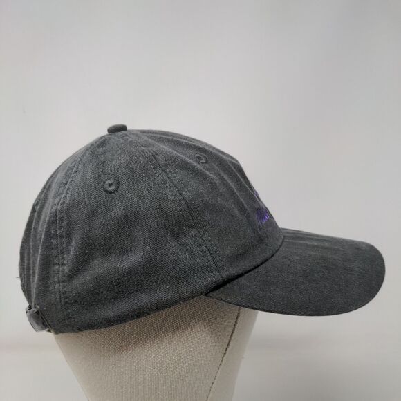Missy's Hope Purple Ribbon Slideback Hat Gray One Size Adams W/Tags - Picture 4 of 8